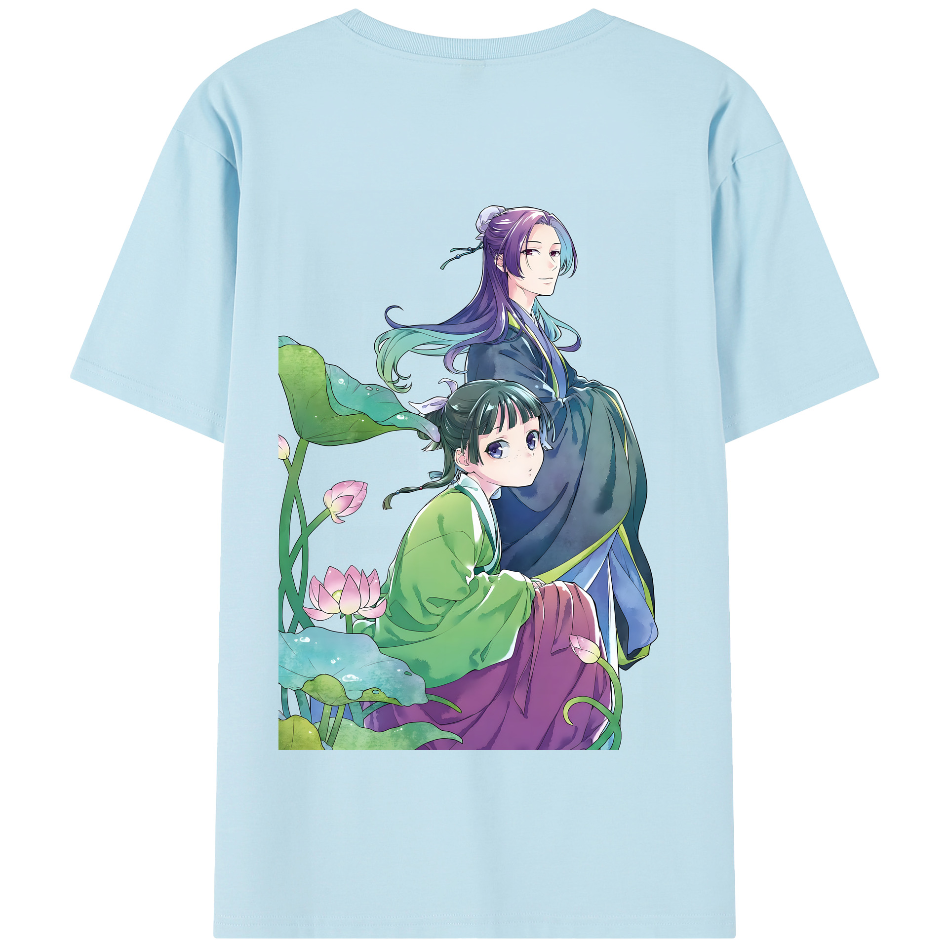 （画像用） 薬屋のひとりごと The Apothecary Diaries 綿100％半袖Tシャツ（背面プリント）